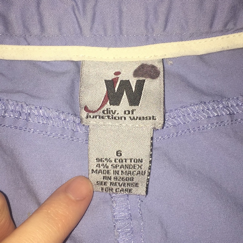 JW Div. of Junction West Vintage Periwinkle Skirt - Picture 6 of 10